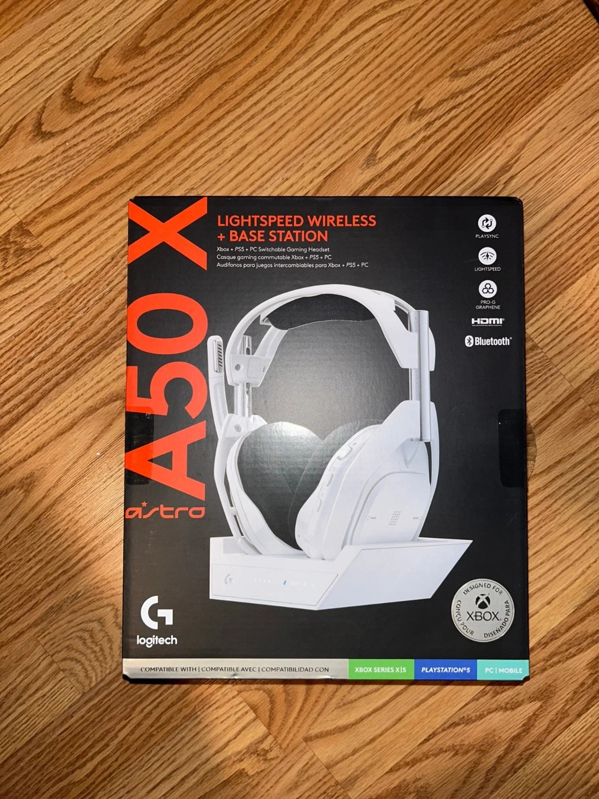 Logitech Astro A50 X LIGHTSPEED Wireless Gaming Headset + Base Station – White