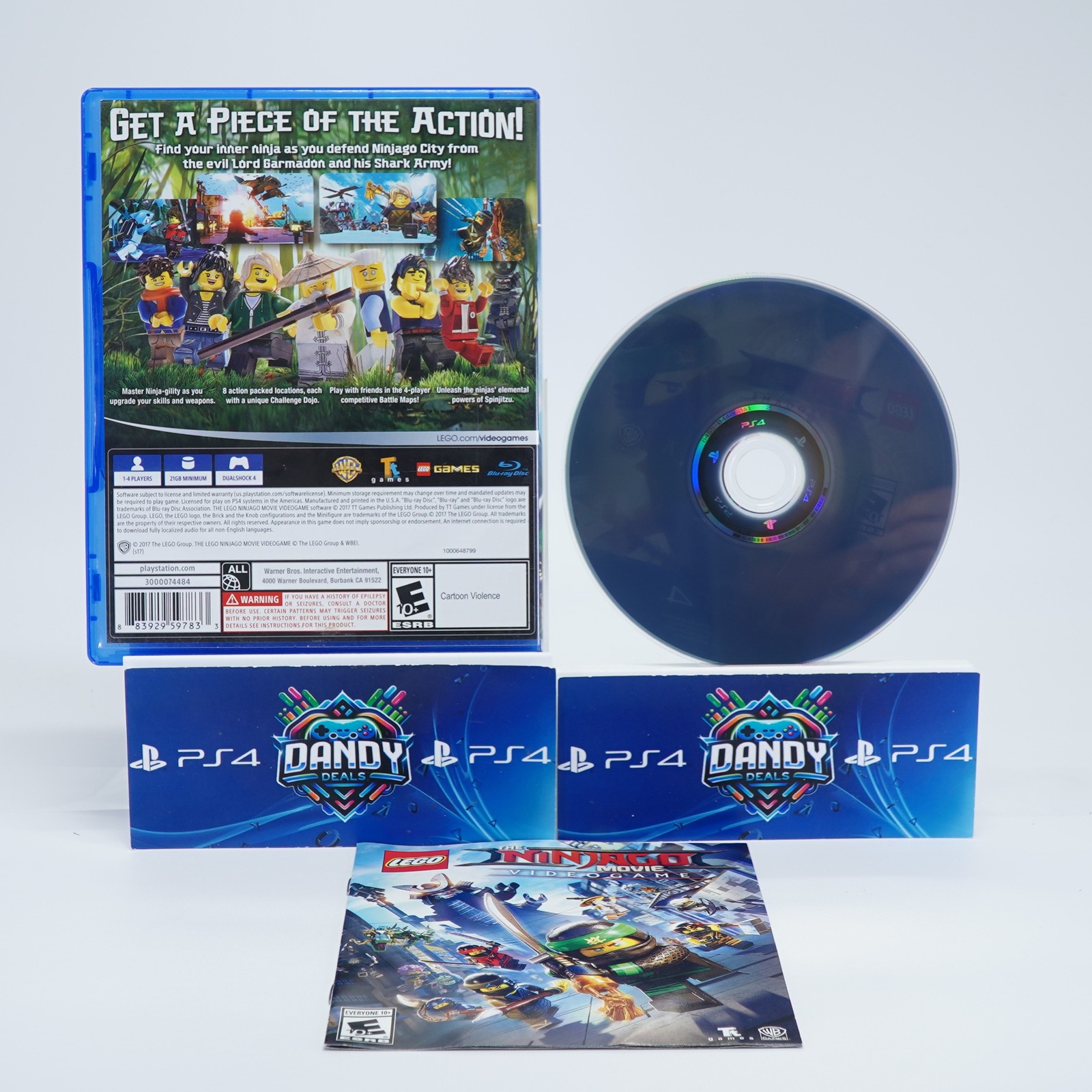 LEGO Ninjago Movie PS4 CIB W/ Manual – Tested – PlayStation 4
