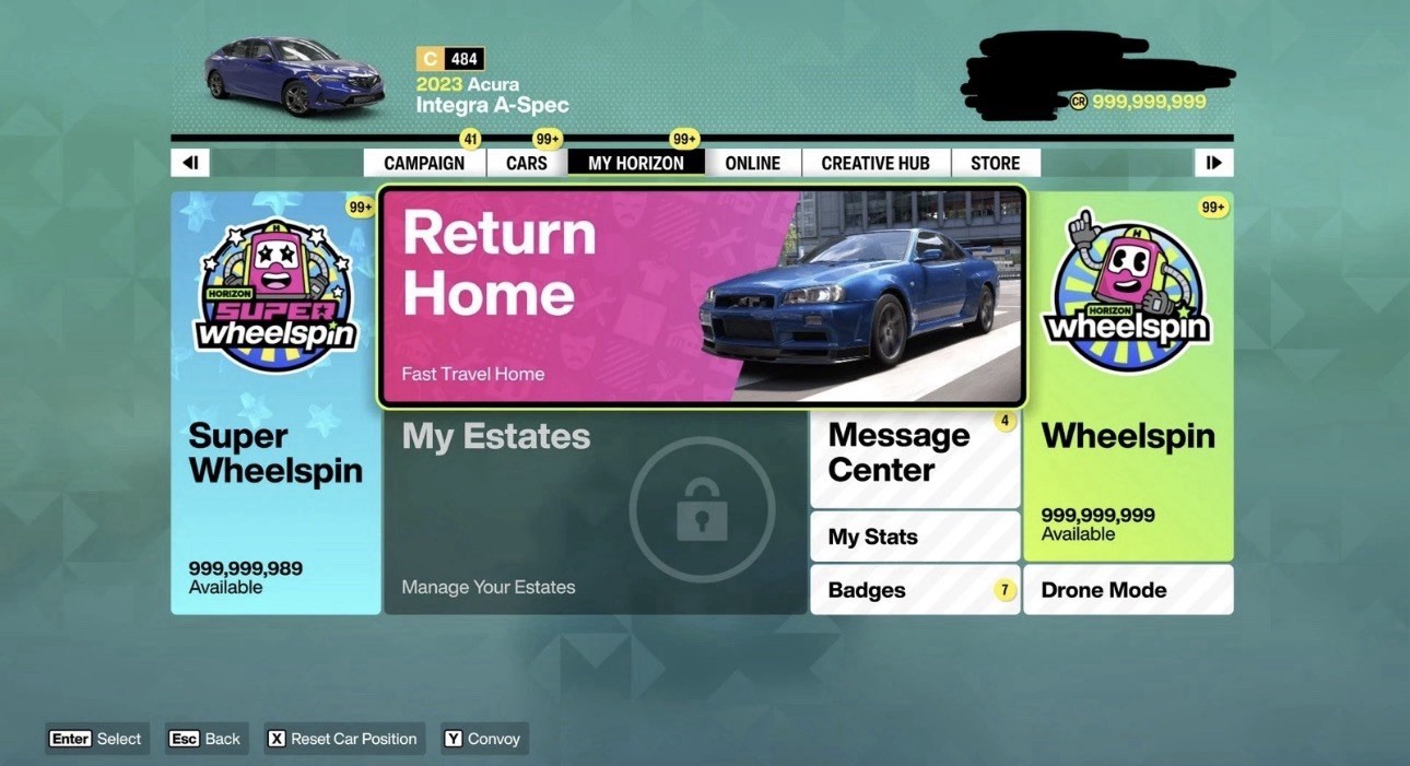 Forza Horizon 6-Unlock All Cars / $999,999,999 / Max Super Wheel Spins! Xbox-PC