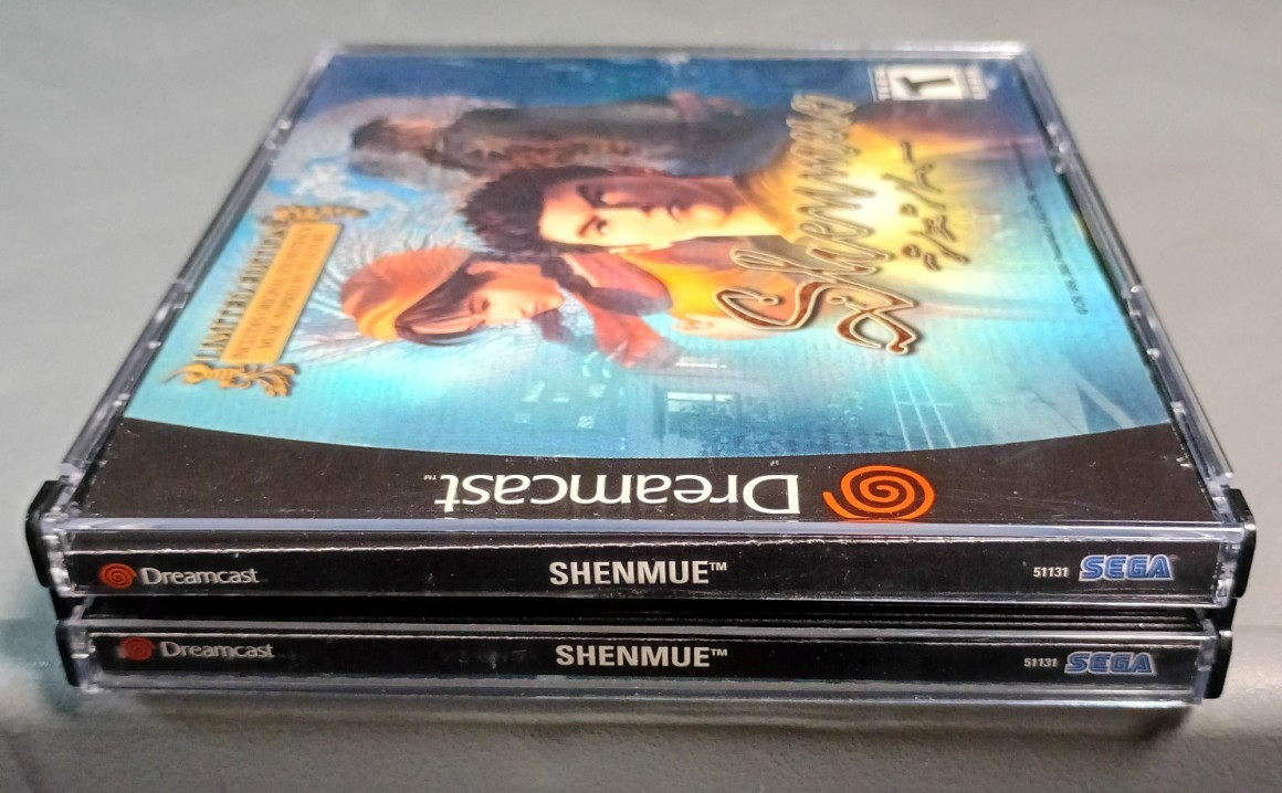 Shenmue for SEGA Dreamcast 2000, 5 Disks NO PASSPORT NO MANUAL