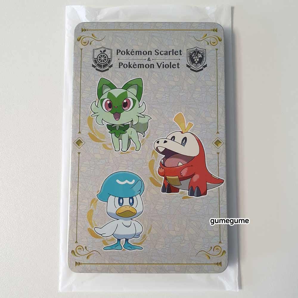 Pokemon Scarlet Violet Steelbook Type2 Starting Nintendo Switch Korea Exclusive