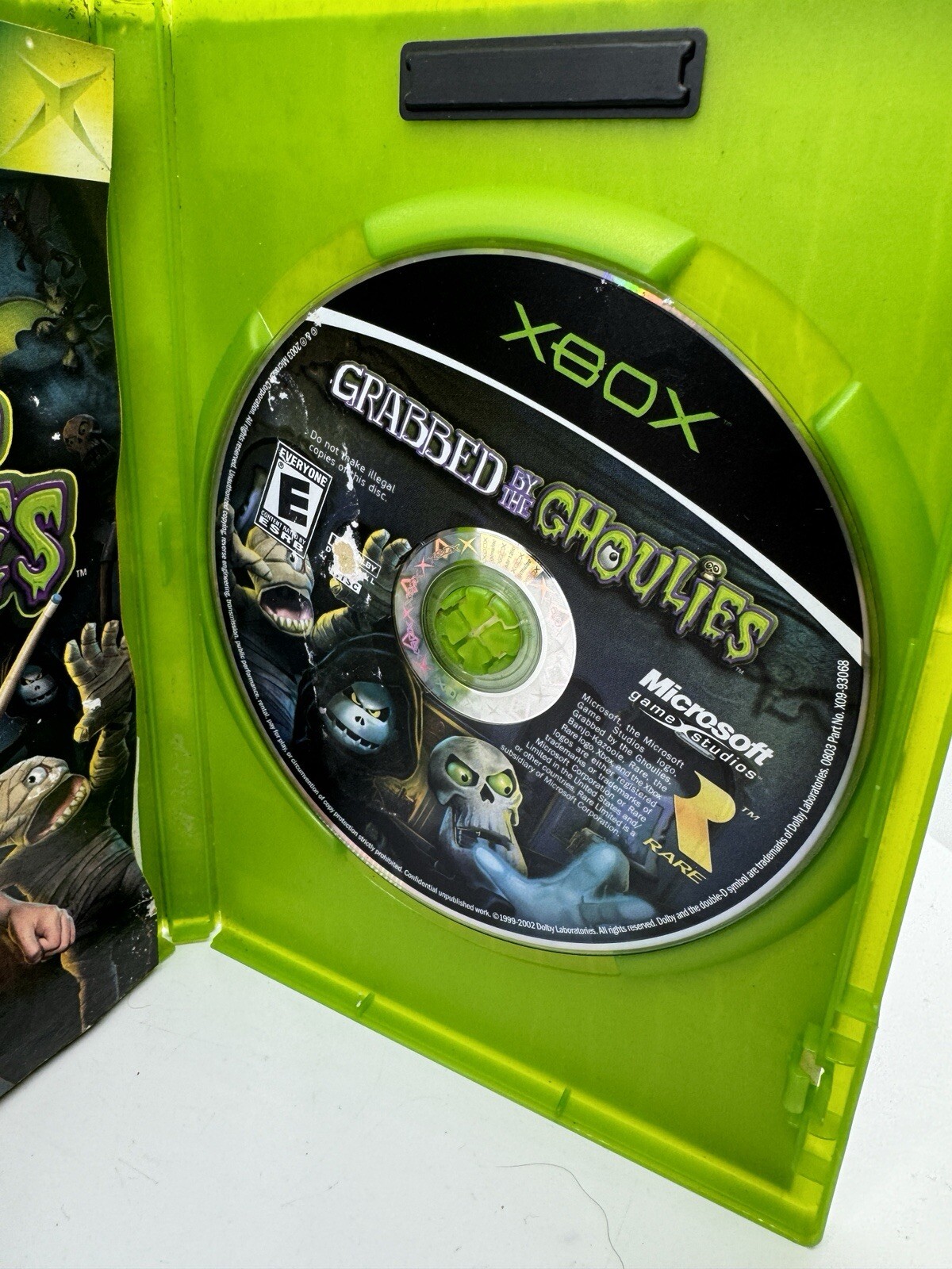 Grabbed by the Ghoulies (Microsoft Xbox, 2003) Complete in Box CIB HEAVY WEAR