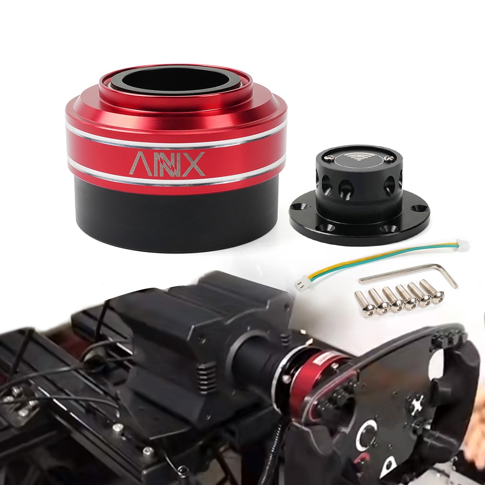 70mm Black Steering Wheel Quick Release + Wheel Base For Moza/Simagic SIM Racing