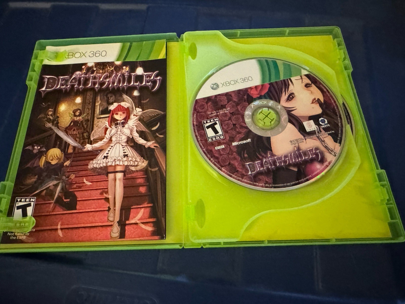 Deathsmiles Xbox 360 Manual Dual Disc