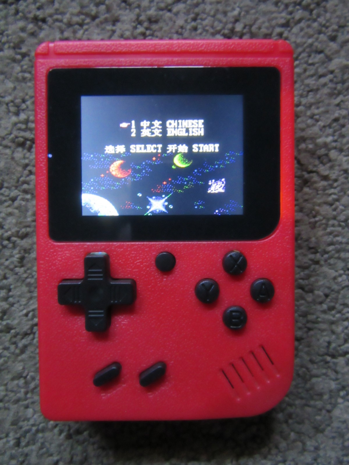 Retro FC 400 in 1 Red Handheld Famiclone Gaming Console System