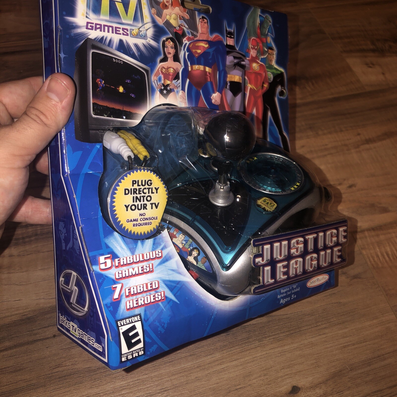 NEW Justice League Plug N and Play TV Video Game Jakks Pacific 2005 DC Comics