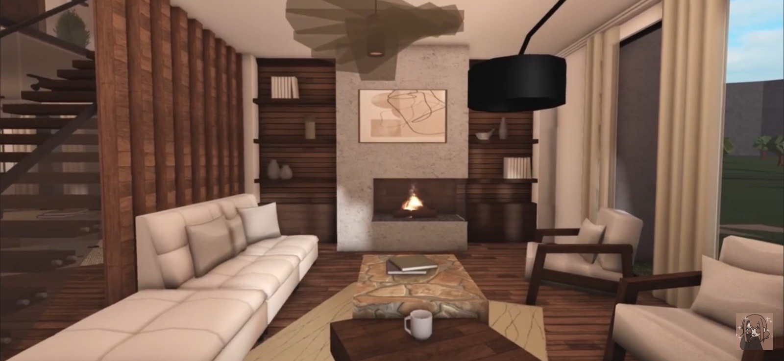 CHIC MODERN HOME BLOXBURG.CHECK DESCRIP.FAST BUILDER FOR CHEAP PRICE