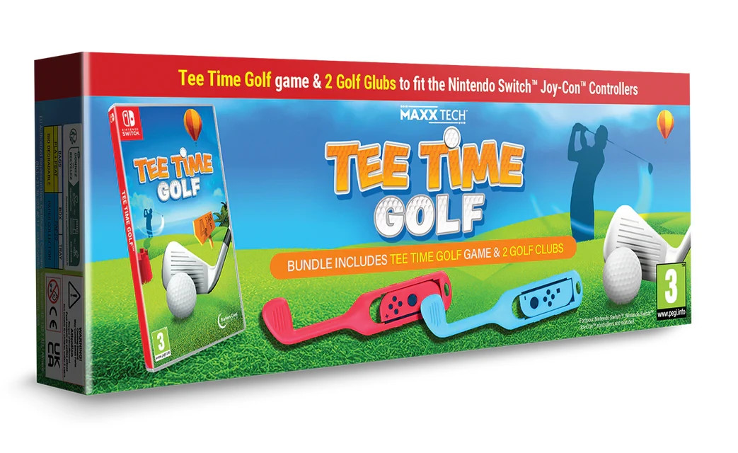 Maxx Tech Tee Time Golf Bundle Eu Import – Brand New – Nintendo Switch