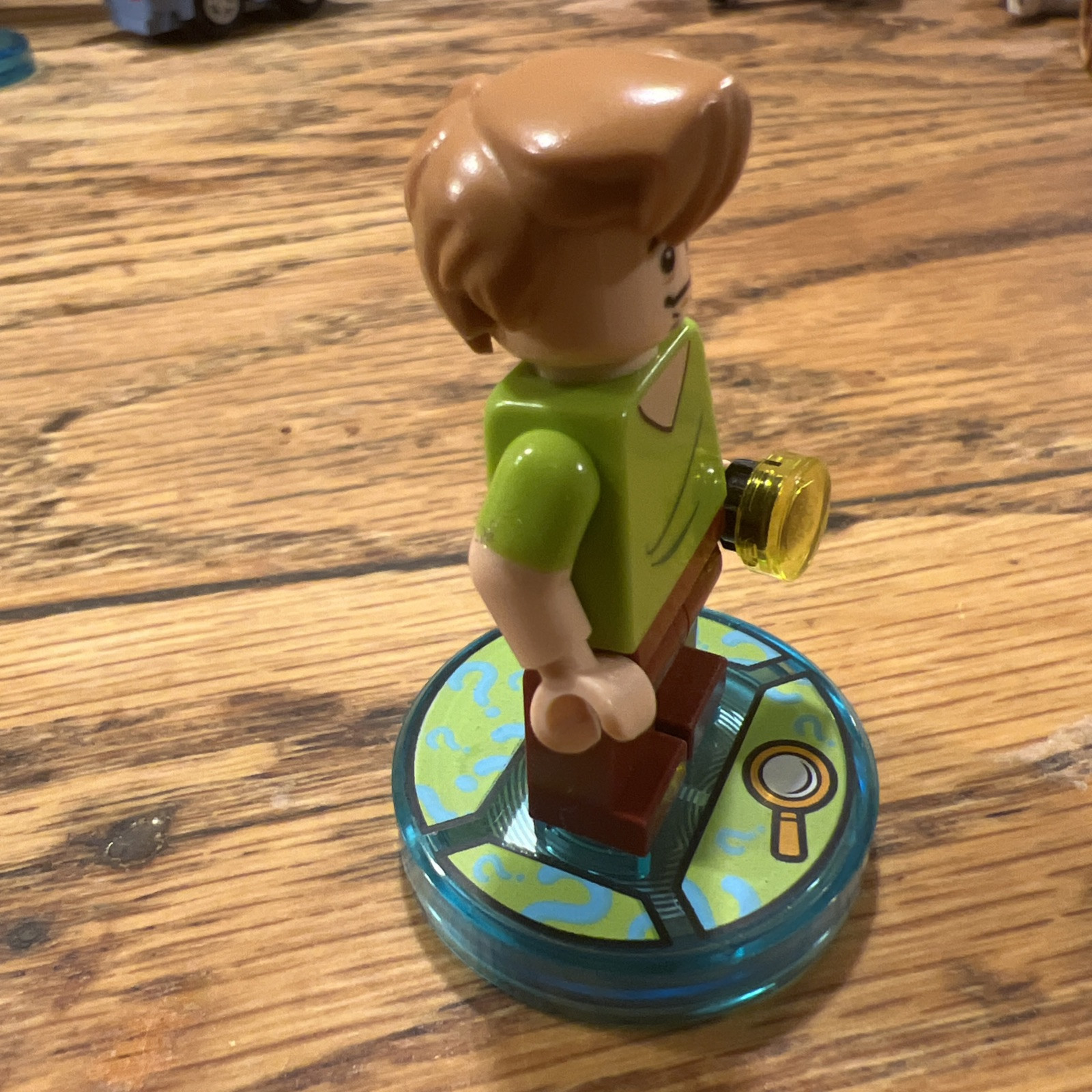 Lego Dimensions Scooby Doo Shaggy Figure And Tag Base/disc With Flashlite