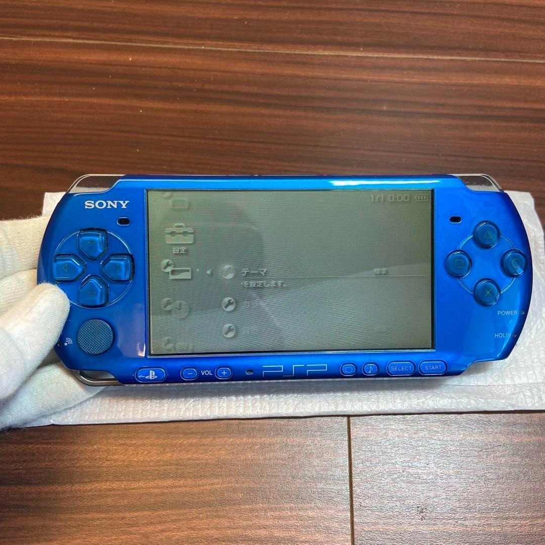 PSP 3000 Console, Vibrant Blue 4605 From Japan