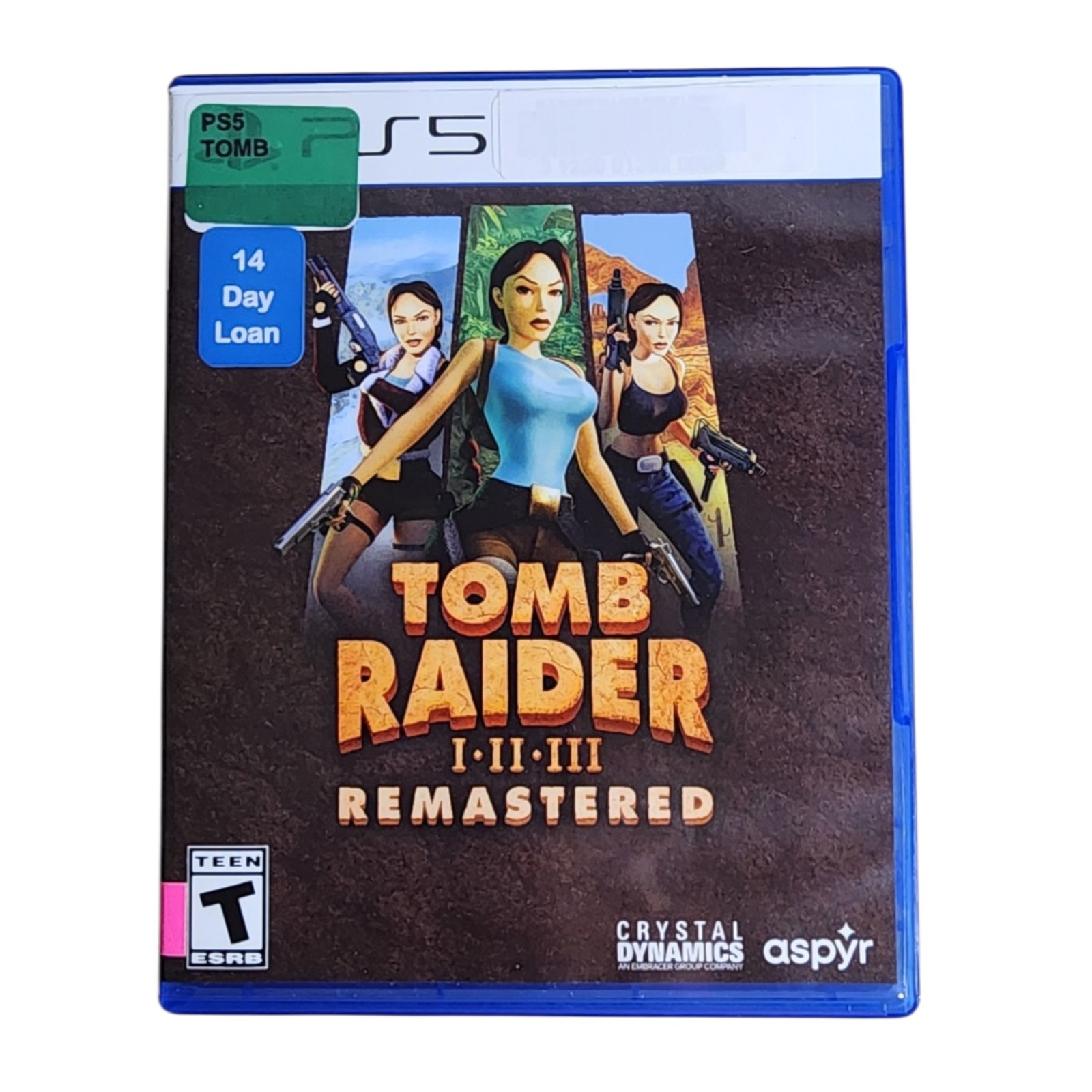 Tomb Raider I II III Remastered Sony PlayStation Video Game Used PS5 Free Ship