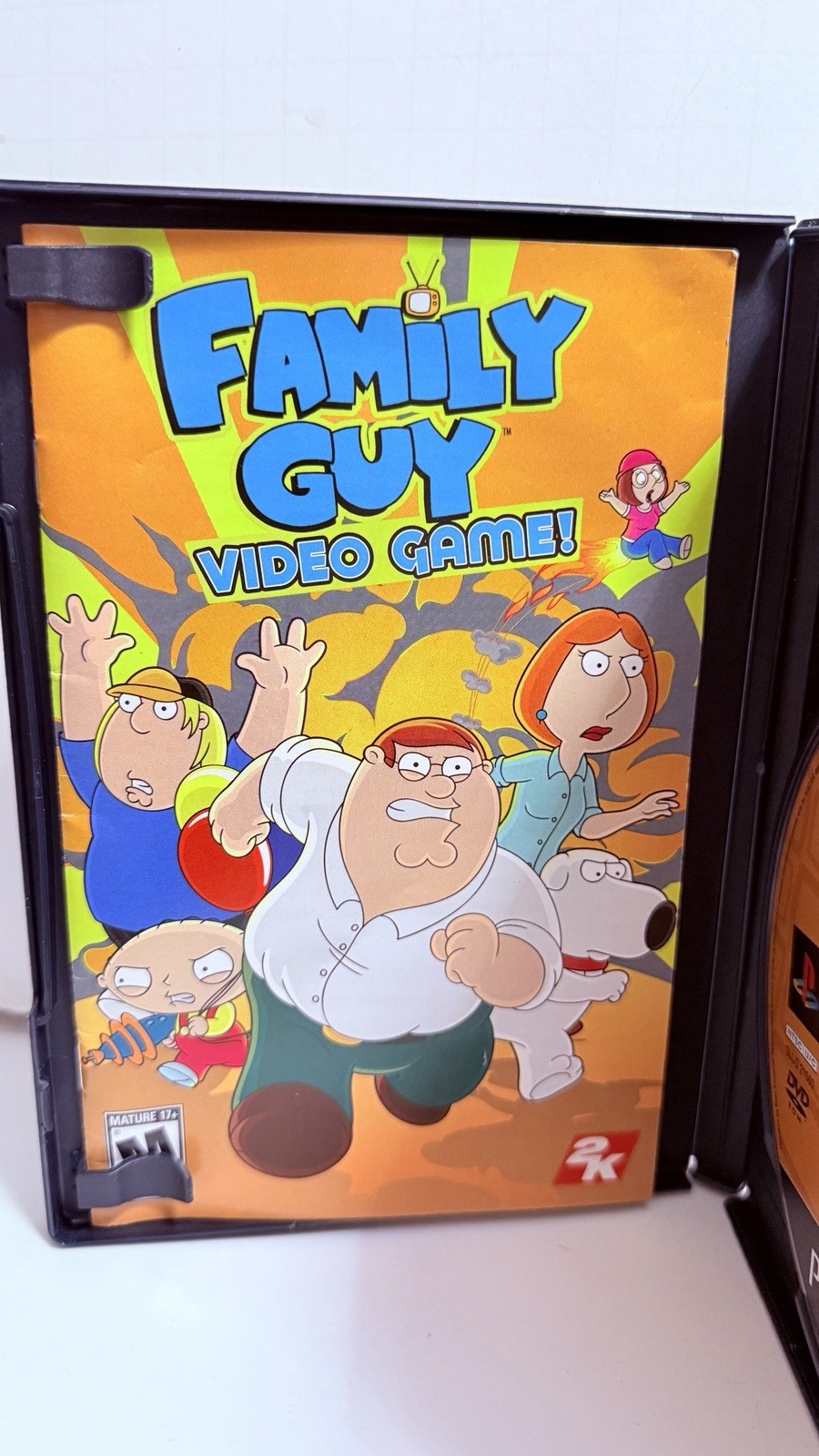 Family Guy Video Game PlayStation 2 With Case & Manual Tested & Works PS2