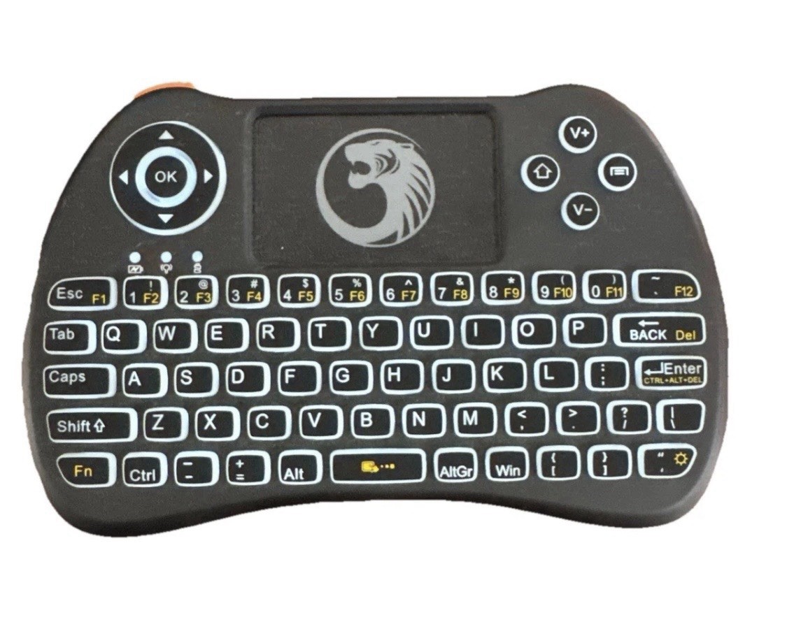 Tiger Stream Backlit Mini Wireless Keyboard/ Mouse Combo Remote Control Smart TV