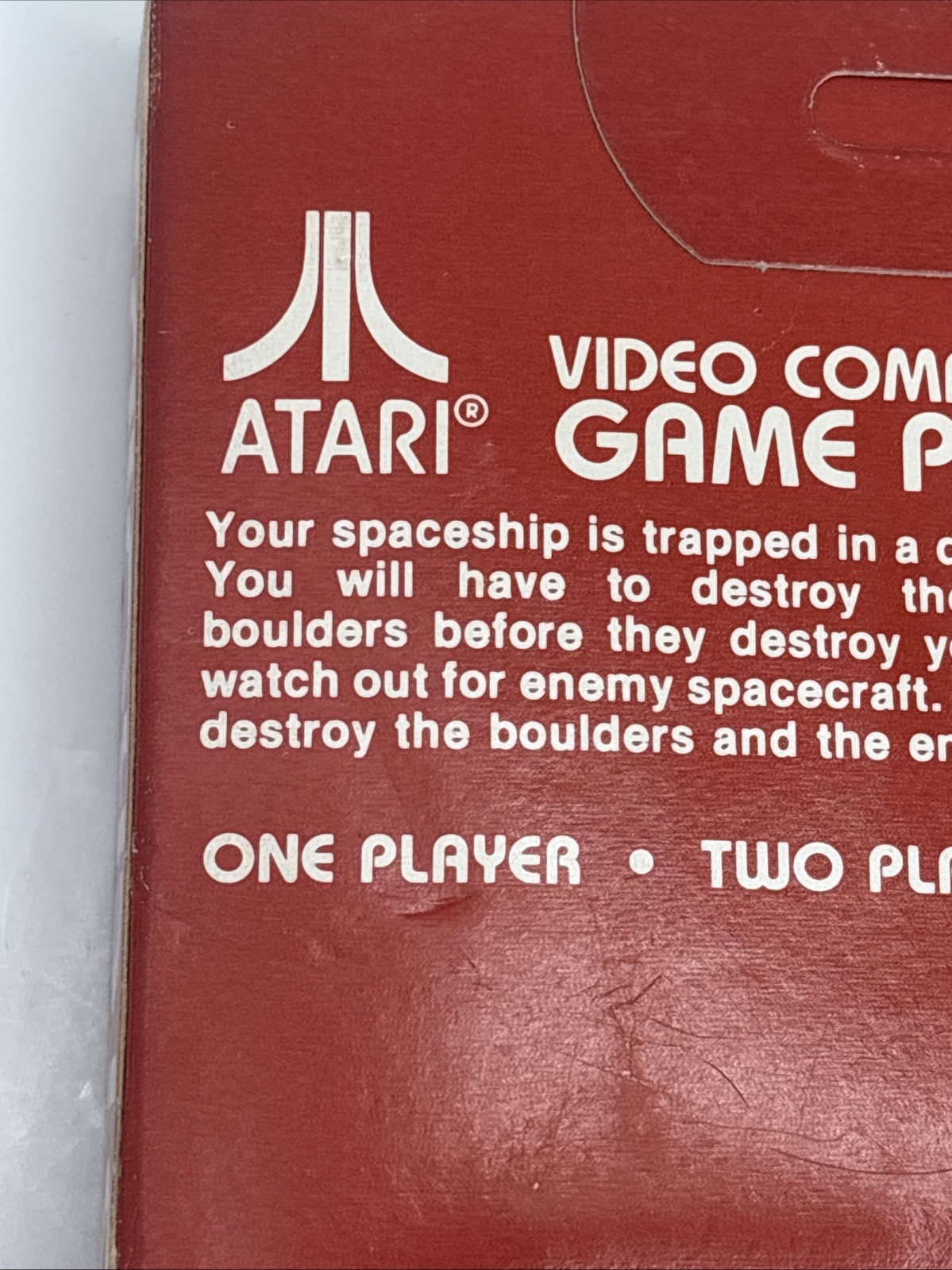 Atari 2600 1981 ASTEROIDS Video Game FACTORY SEALED Missing Outside Plastic Seal