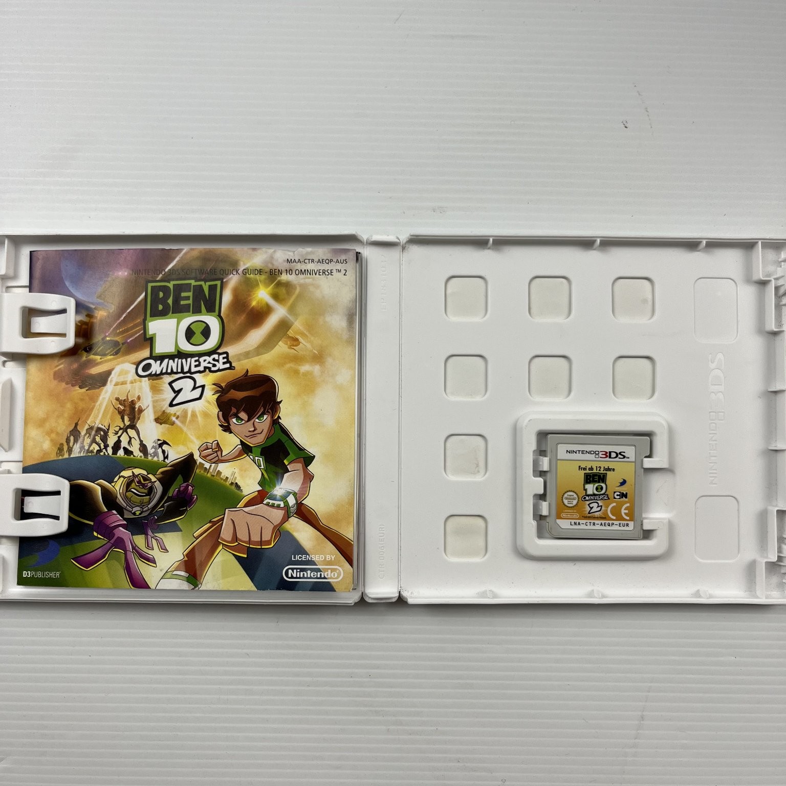 Ben 10 Omniverse 2 Nintendo 3DS Video Game PAL Complete With Manual (Damaged)