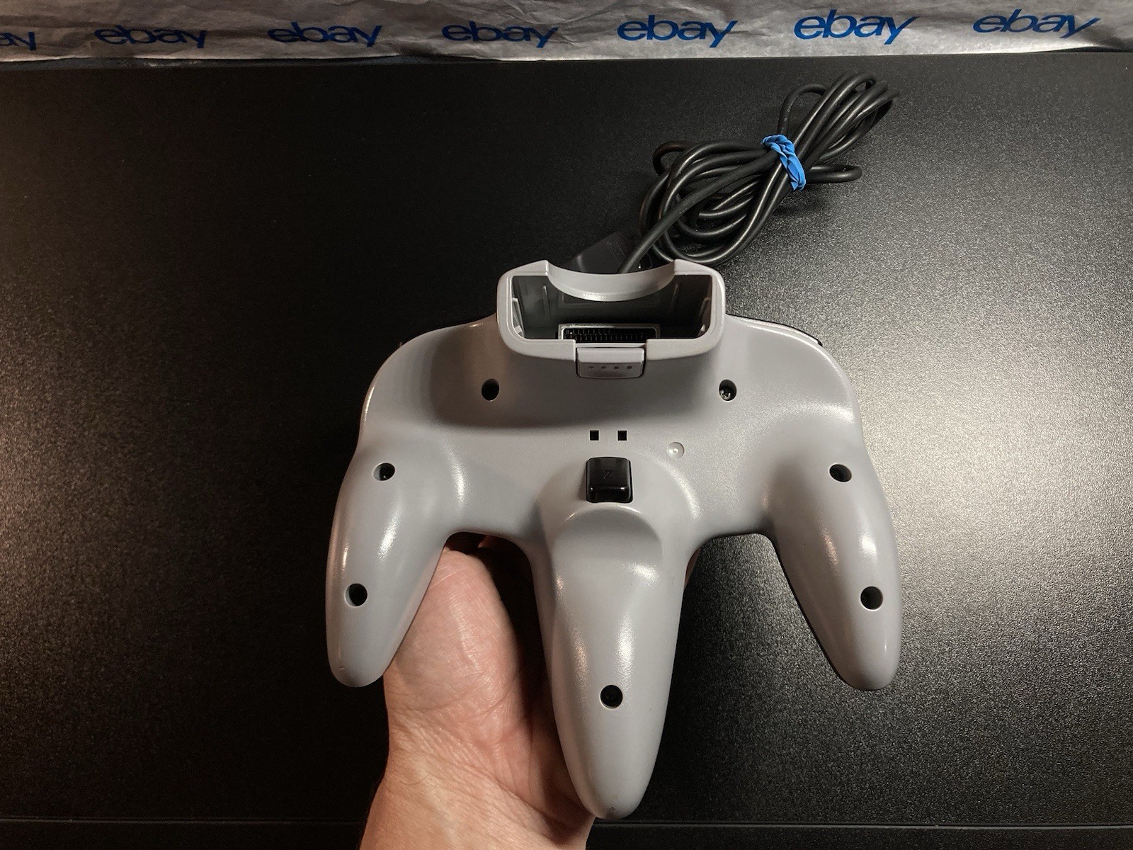 Nintendo 64 N64 Black n Gray Custom Button Controller Benchmarking Rebuilt stick