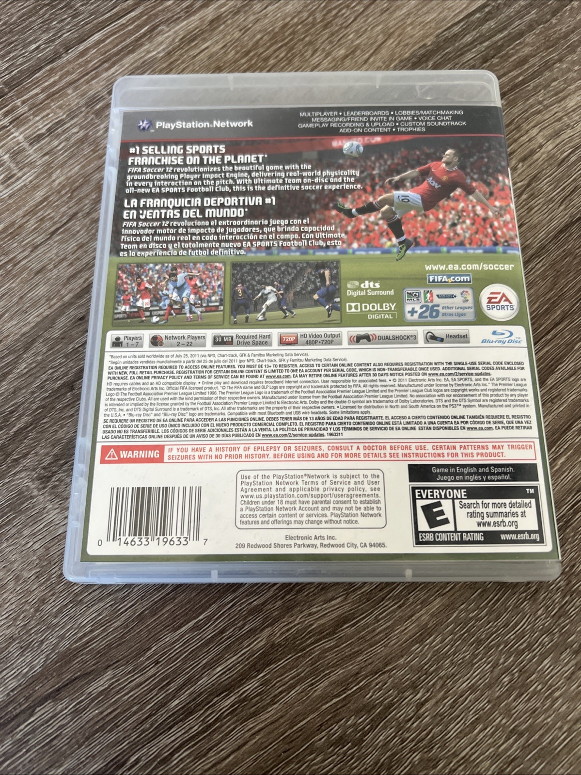 FIFA Soccer 12 PS3 Playstation 3 – Complete CIB