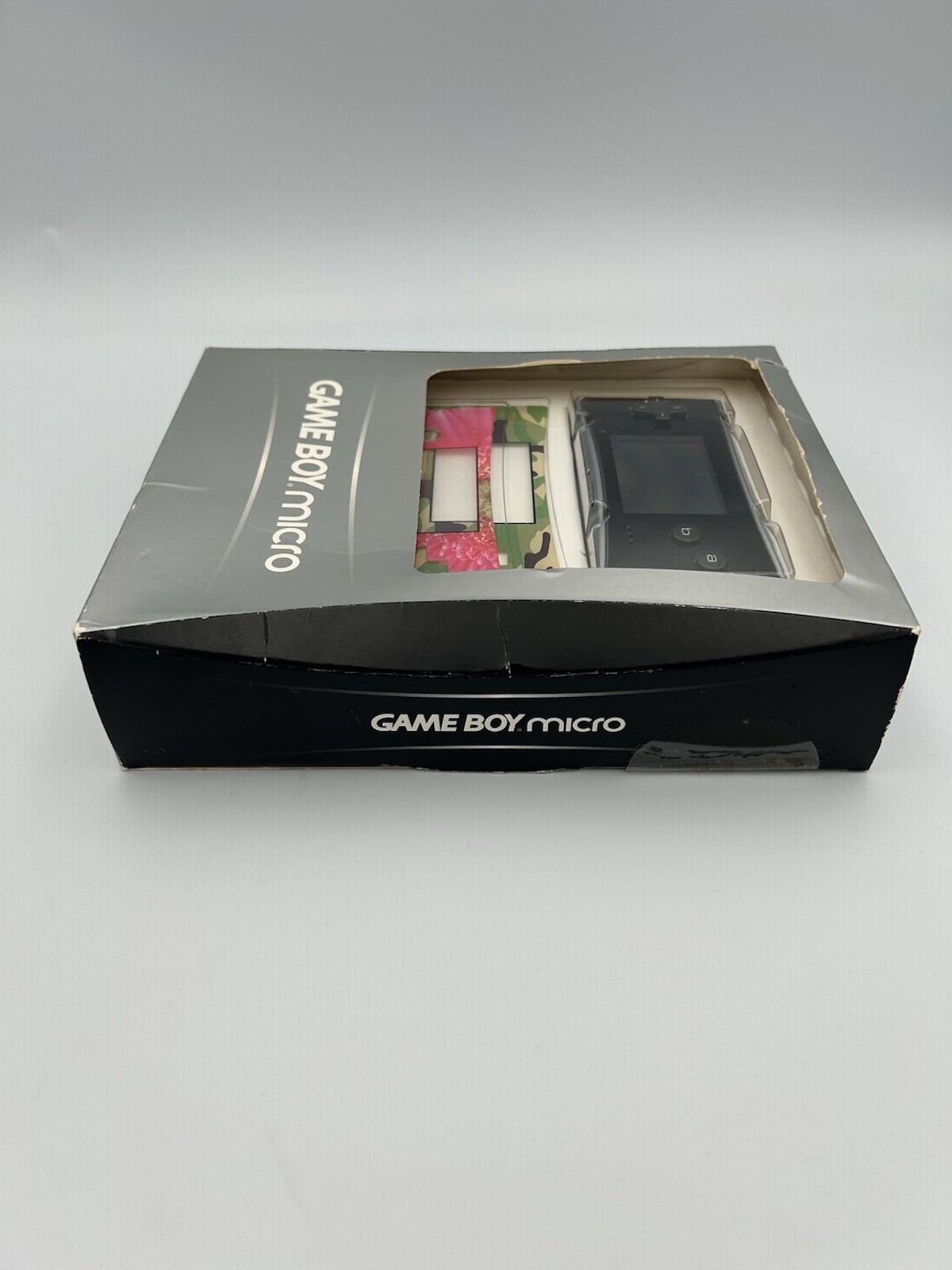 Gameboy Micro CIB – With Inserts Charger And Faceplates – Tested And Working VGC