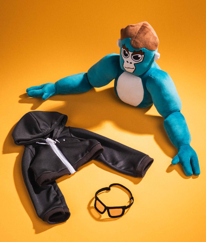 Official Gorilla Tag Plush LEMMING Monke Plushie Set +Game Code Juniper/Makeship