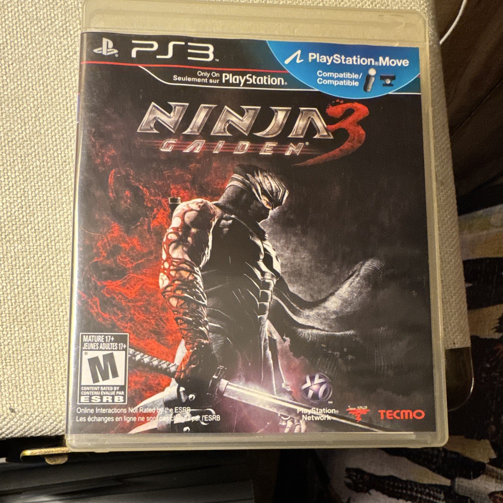 Ninja Gaiden 3 PS3 Action Adventure Hack and Slash M NTSC-U/C 2012 Manual