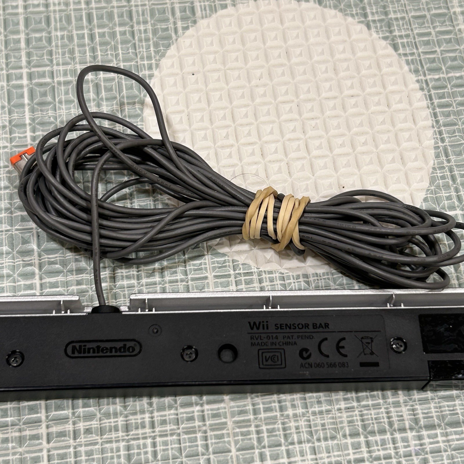 Nintendo Wii OEM Cord Bundle – Power Cord + AV Cable + Sensor Bar Genuine TESTED