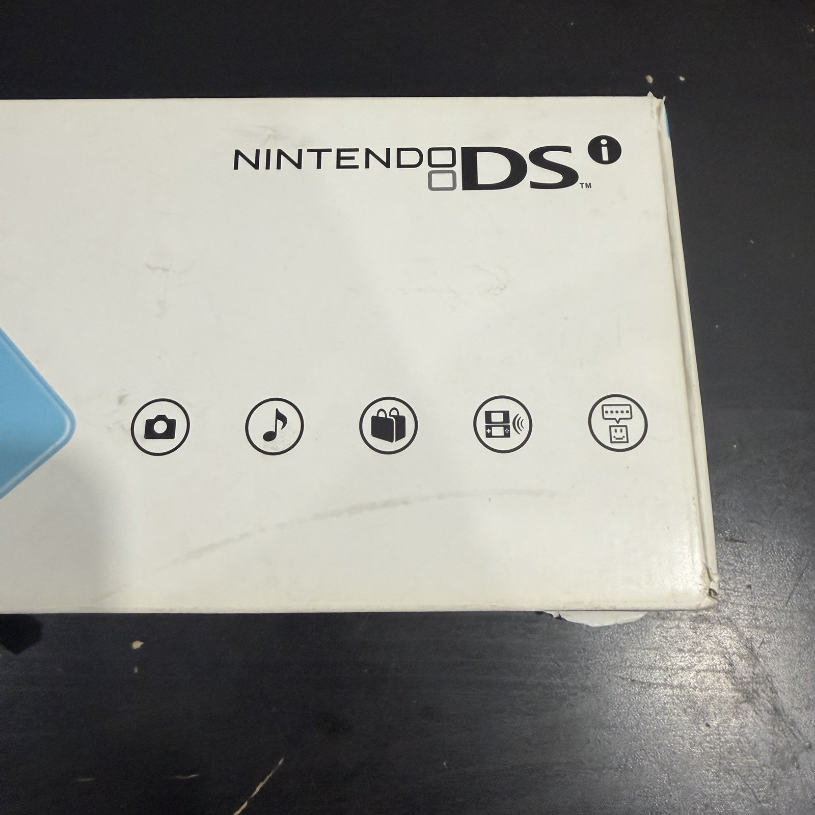 Nintendo DSi Light Blue Handheld BOX ONLY Great Condition NO HANDHELD