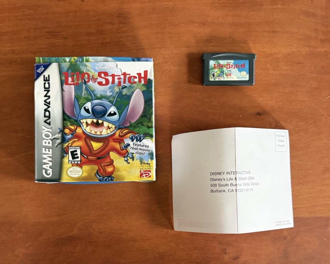 Disney’s Lilo & Stitch (Game Boy Advance GBA) In Box – Tested & Ships Fast