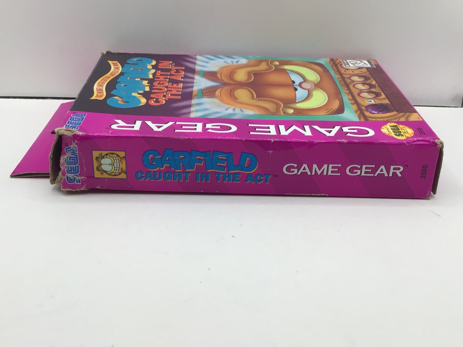 Garfield Caught in the Act Sega Game Gear Complete W/ HTF Comic Manual CIB Wear