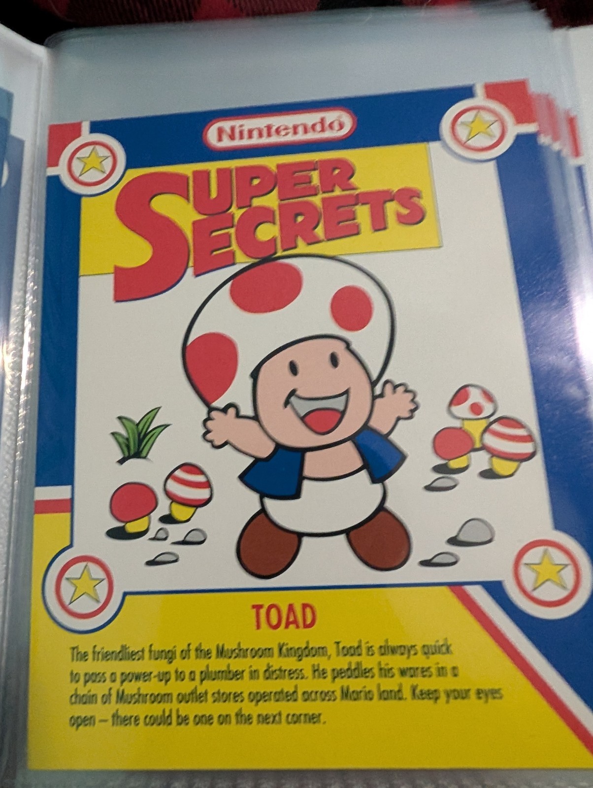 Super Mario Nintendo Secrets Pepsi Cards Complete Set In Notebook. Rare