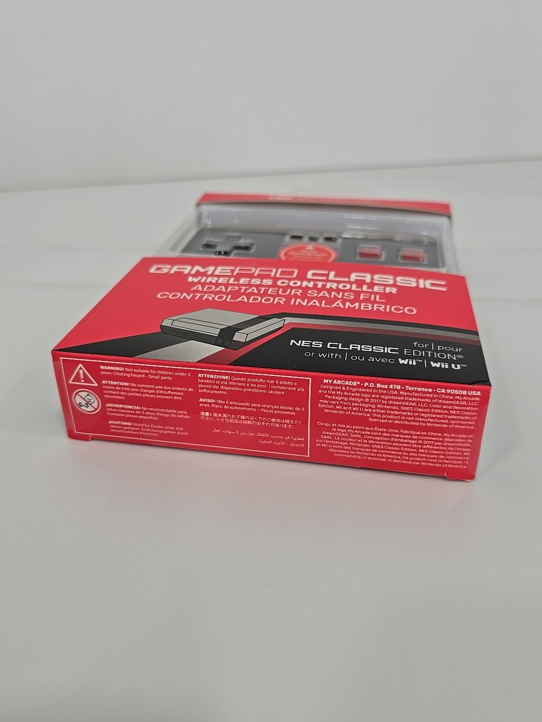 Gamepad Wireless Edition Controller My Arcade Wii Wii U ~ 30 FEET of Range