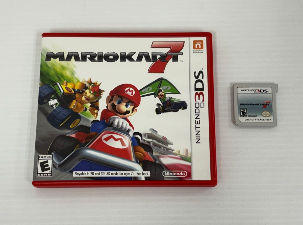 MARIO KART 7 NINTENDO 3DS VIDEO GAME NO MANUAL TESTED WORKING