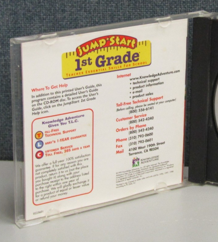 Jump Start 1st Grade PC Ages 5-7