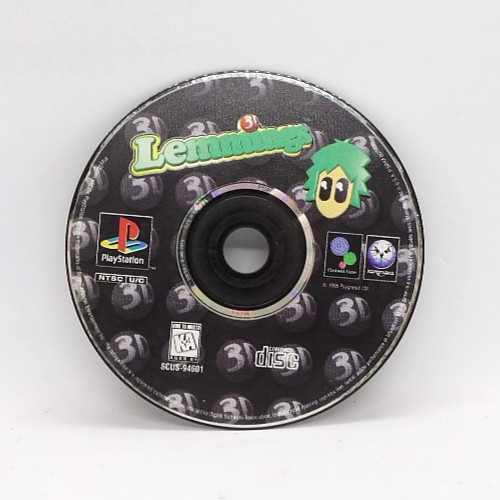 Lemmings 3D – Sony PlayStation 1, 1995 – Disc Only
