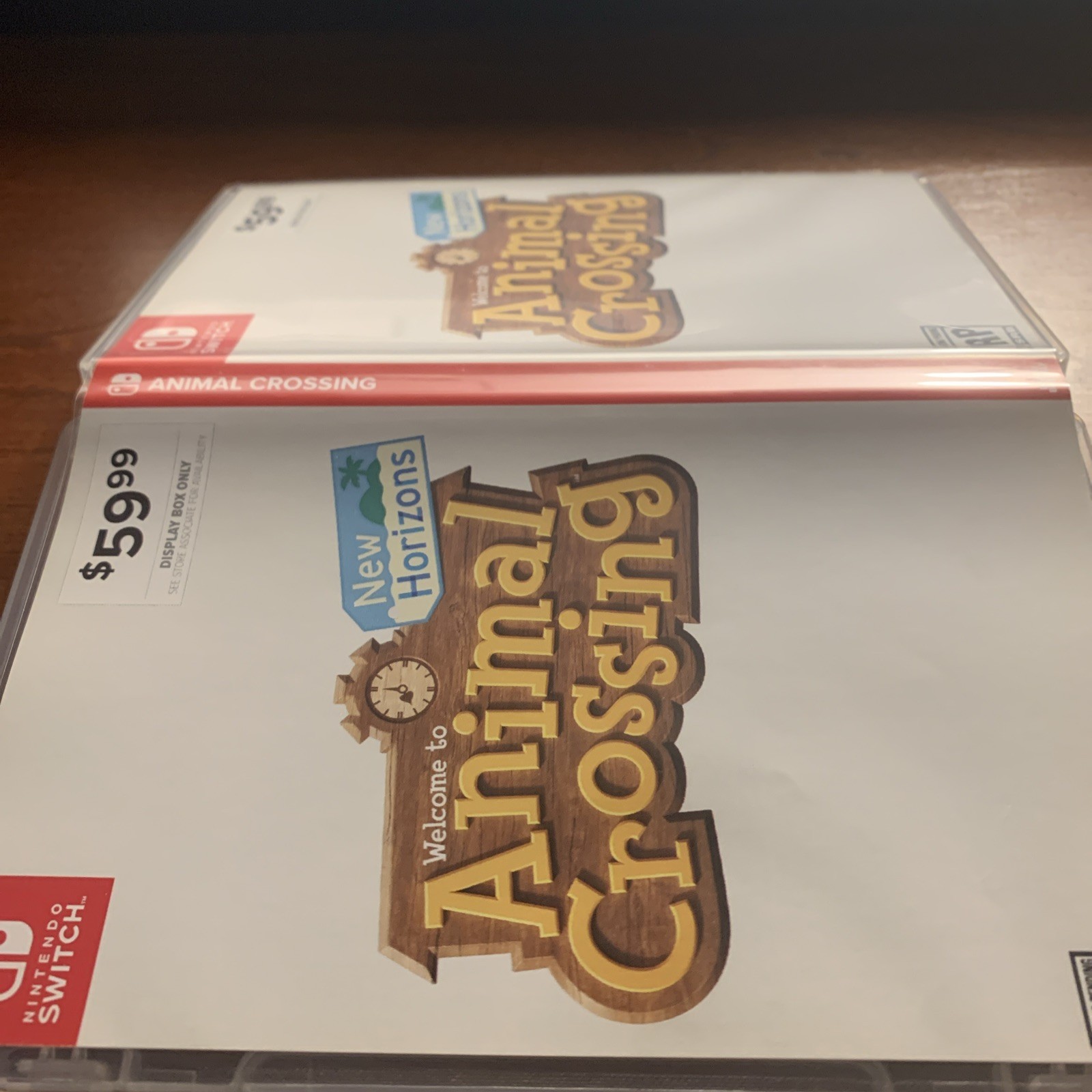 Animal Crossing New Horizons Nintendo Switch – Authentic RARE – Display Box ONLY