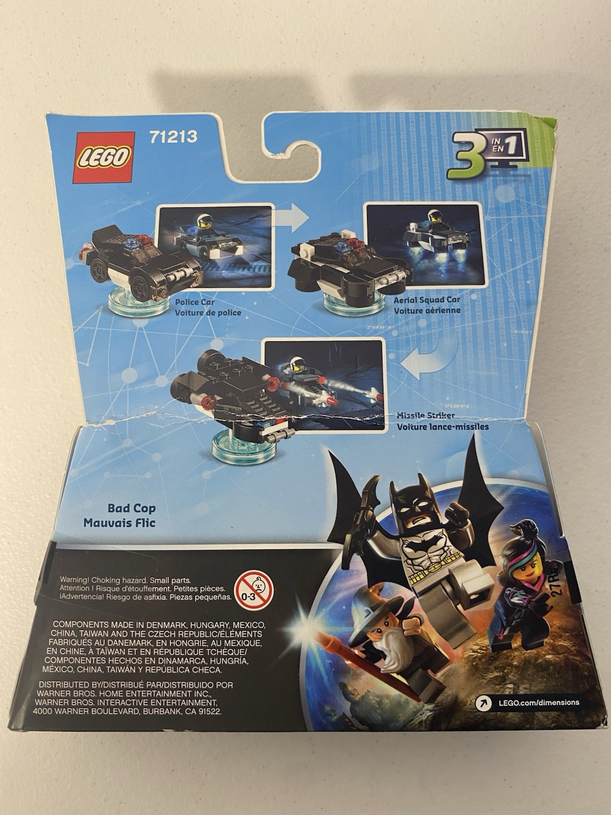 LEGO Dimensions 71213 Bad Cop Fun Pack NEW Sealed Retired Box Worn.