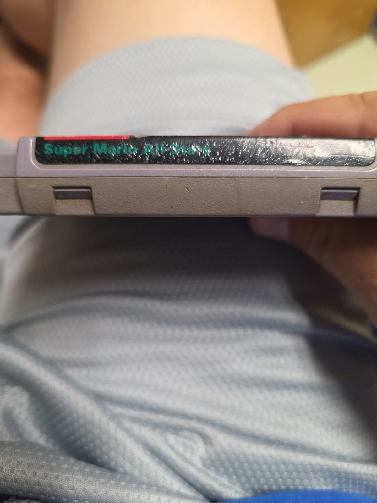 Super Mario All-Stars (SNES) TESTED Back Needs Replaced Dirty Cartridge