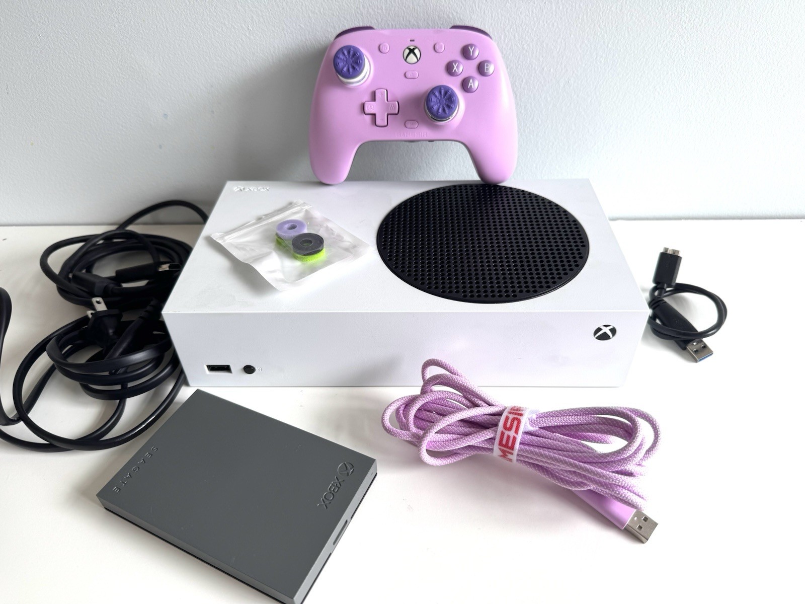 Microsoft Xbox Series S 512GB Game Console w/ Controller /2TB Seagate Game Drive