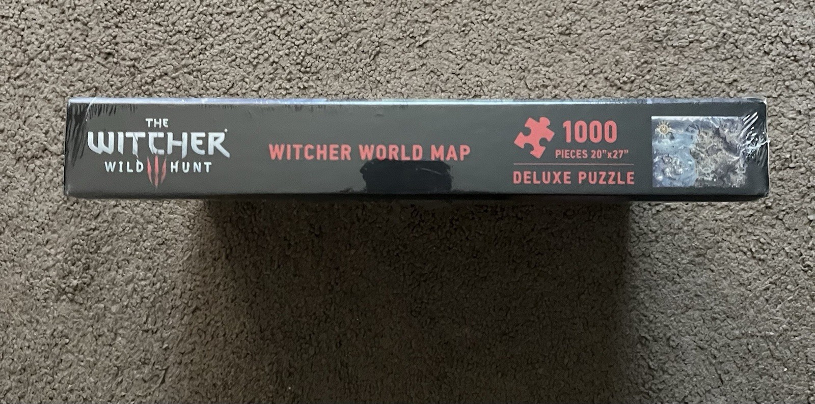 DARK HORSE JUL180514 The Witcher 3: Wild Hunt World Map Deluxe Puzzle – 1000…