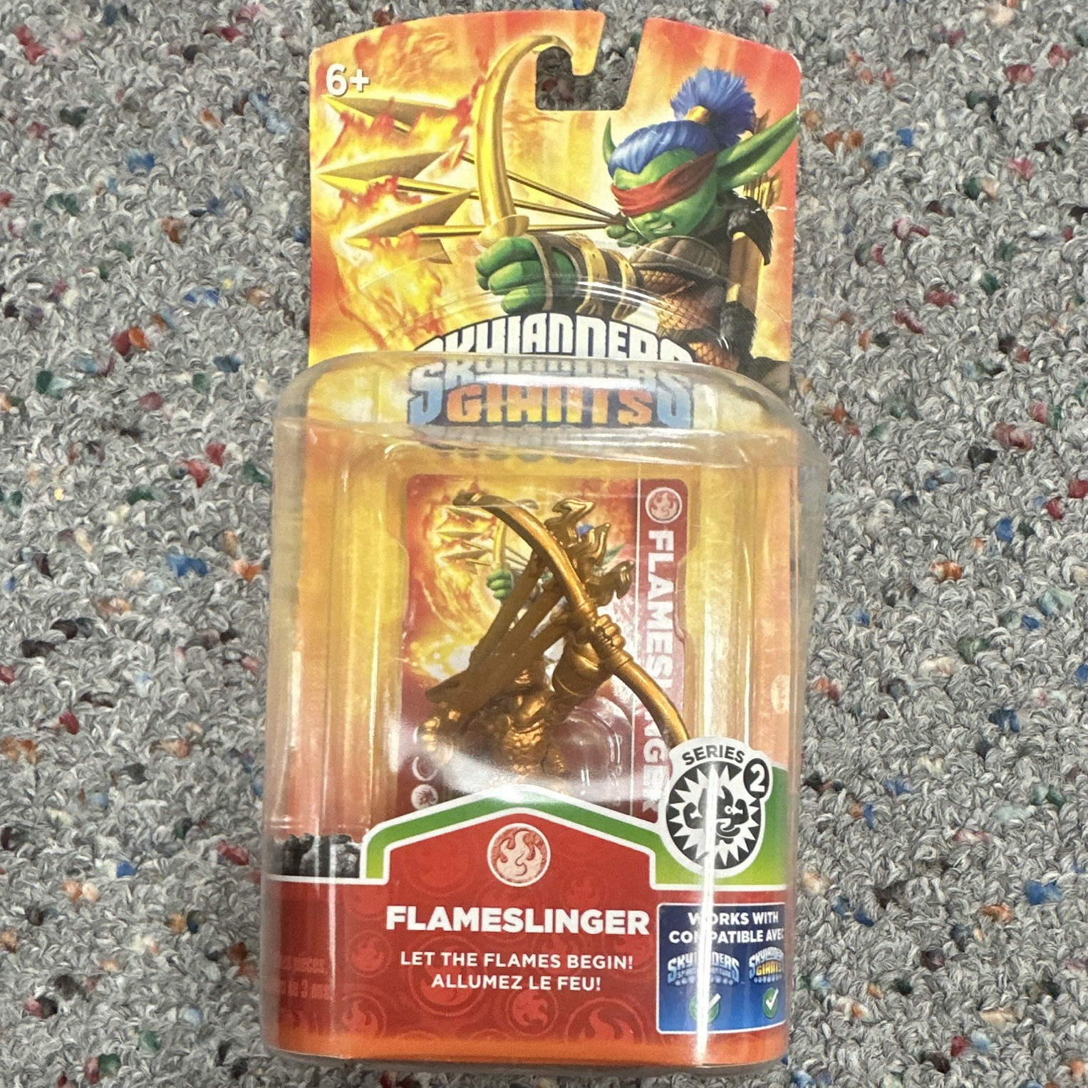 Activision Skylanders Giants Flameslinger Series 2 Character Figure Compatible