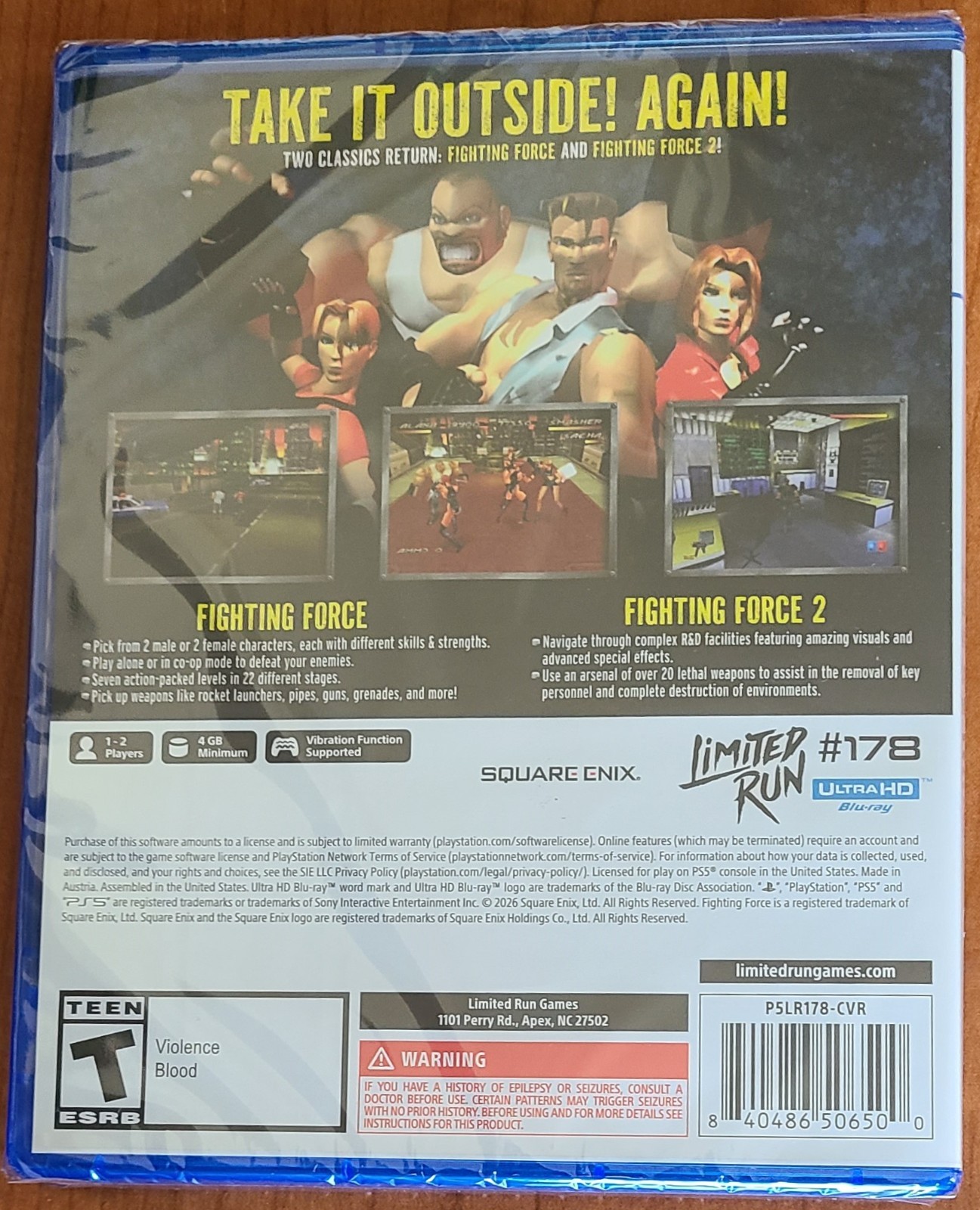 Fighting Force Collection – PlayStation 5 (PS5 – NEW)