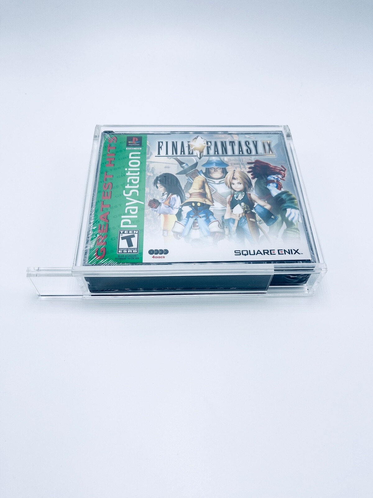 UV PROTECTED Acrylic Box Playstation 1 Dreamcast Double CD Disc Case Magnet Lock