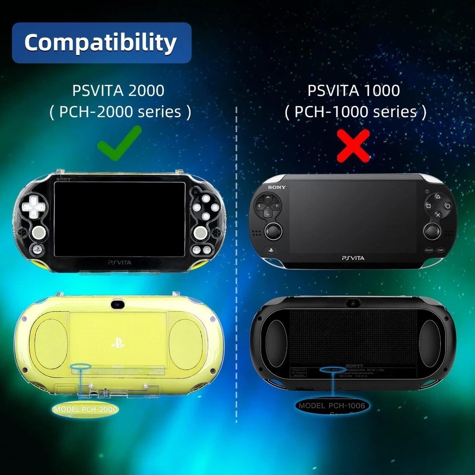 Slim Clear Hard Skin Case Cover Protector for Sony Sony PS Vita PSV 2000