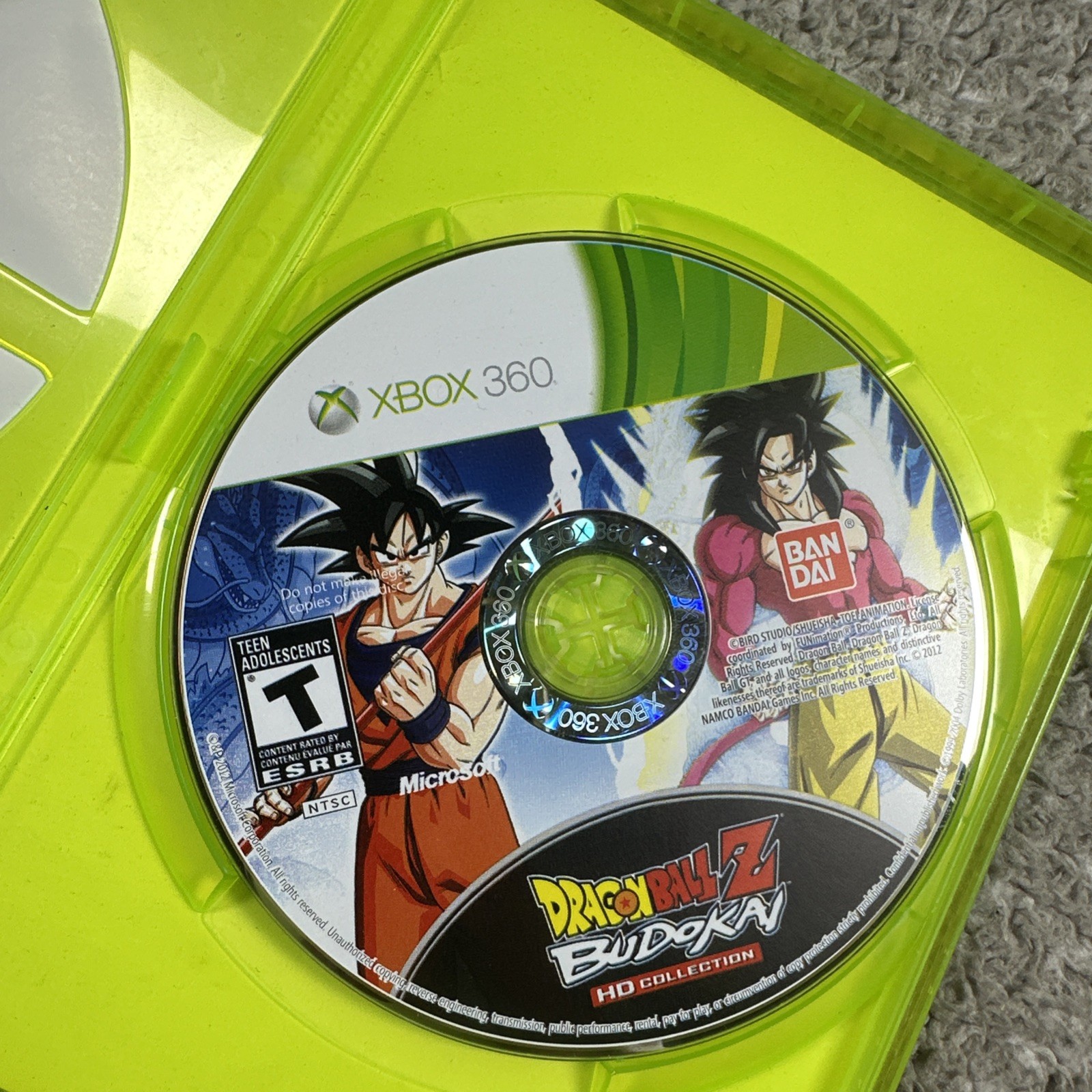 Dragon Ball Z: Budokai HD Collection -Xbox 360 (2012) Complete (No manual)