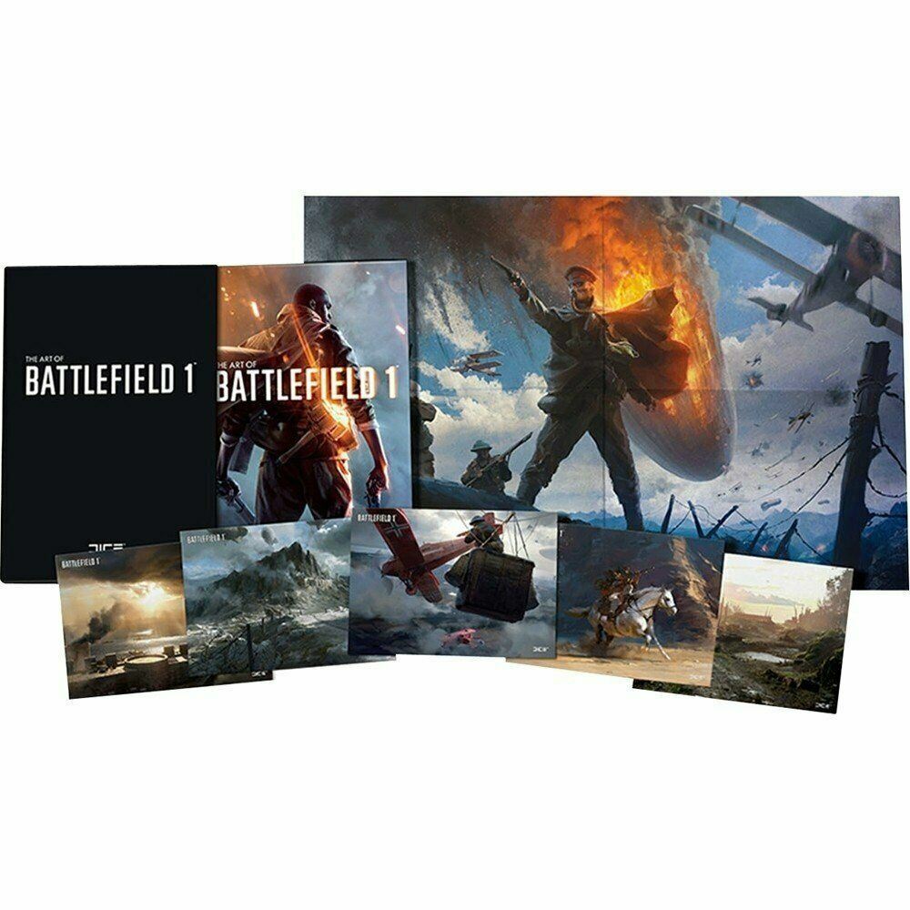 NEW DICE The Art of Battlefield 1 Collector’s Pack Hardcover Art Book w/ Poster