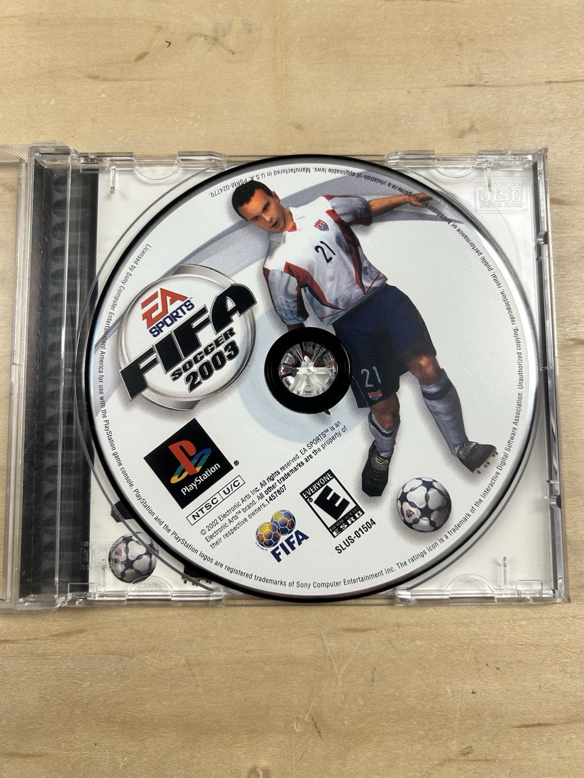 FIFA Soccer 2003 EA Sports Sony PlayStation 1 PS1 IN CASE *See Desc.