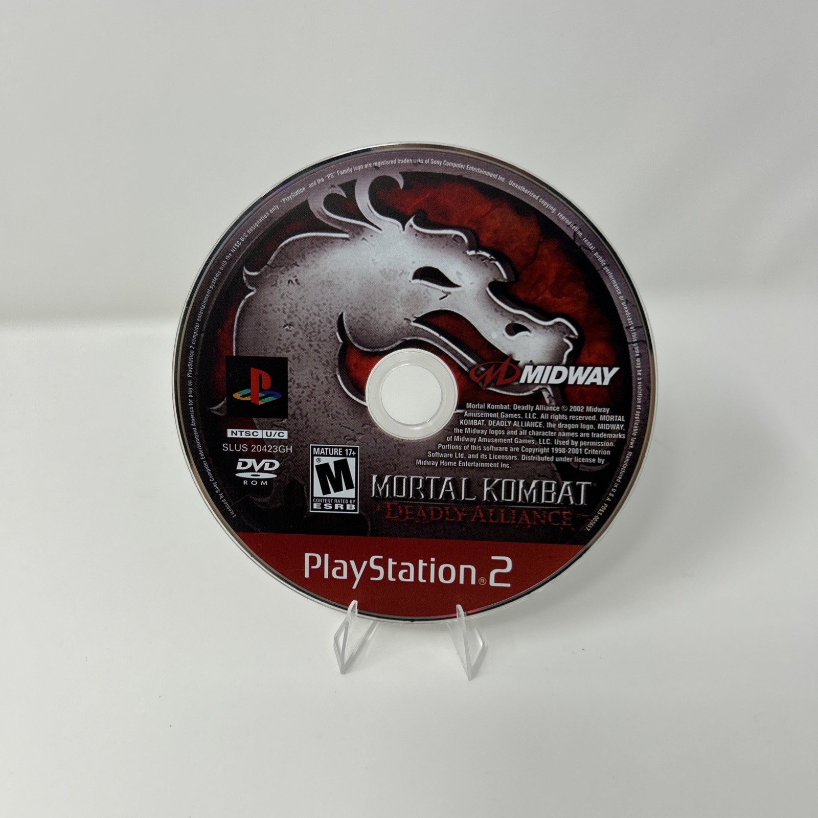 Mortal Kombat Deadly Alliance PS2 PlayStation 2 Complete No Manual