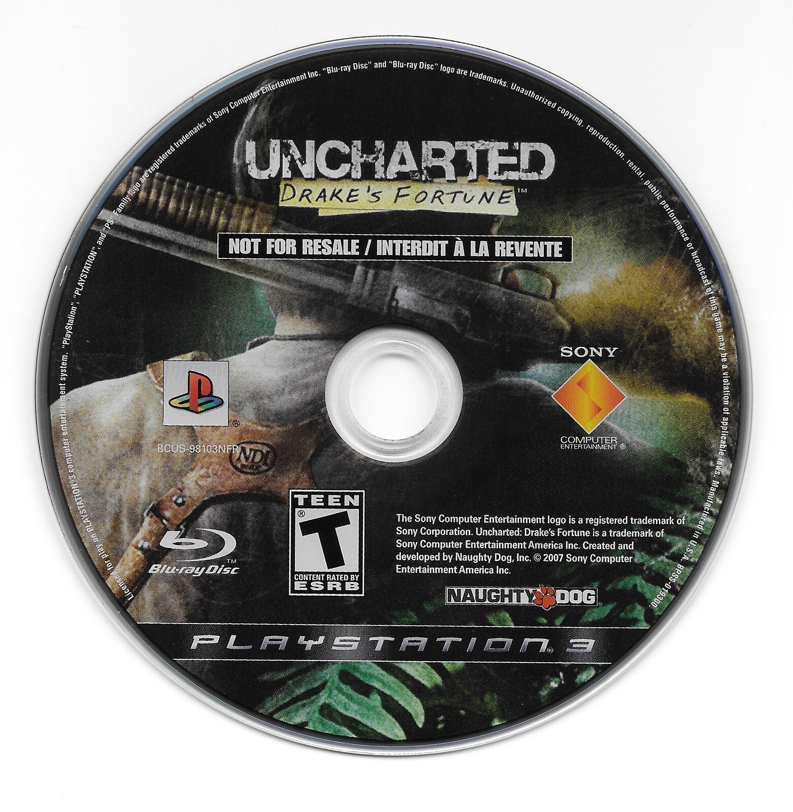Sony PlayStation PS3 Game: Uncharted: Drake’s Fortune – Complete With Booklet