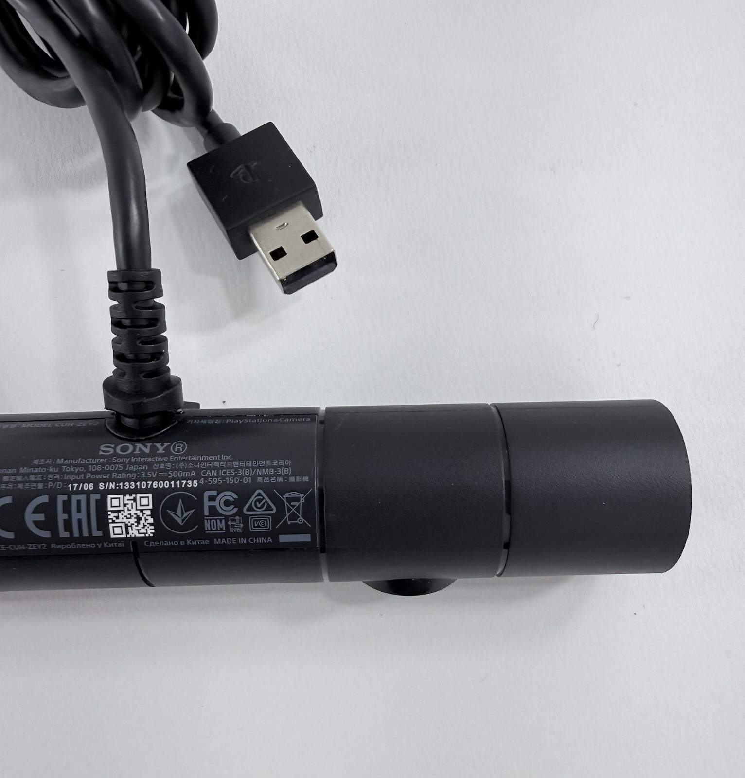 Sony PlayStation 4 V2 Motion Camera CUH-ZEY2 – Tested and Working