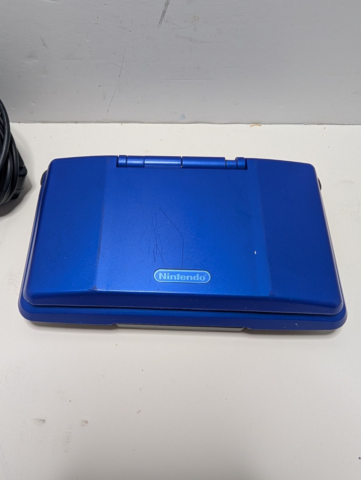 Nintendo DS Original Blue With Charger And GBA Super Mario 3 Read