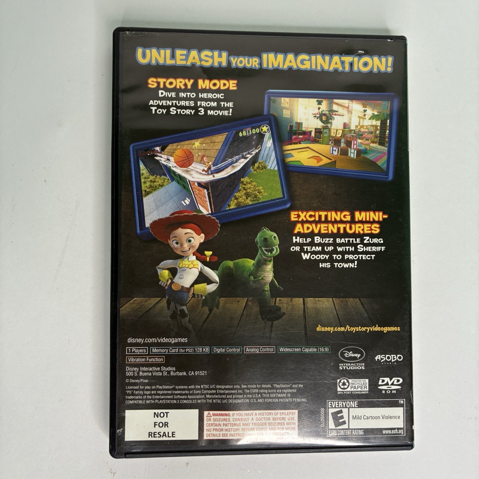 Toy Story 3 (Sony Playstation 2 PS2 2010) Tested Works Complete CIB w/ Manual